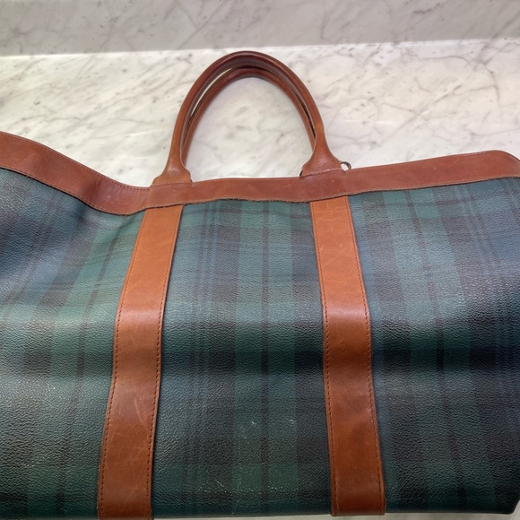 Ralph Lauren Green and Brown Tote Bag - Picture 8 of 15